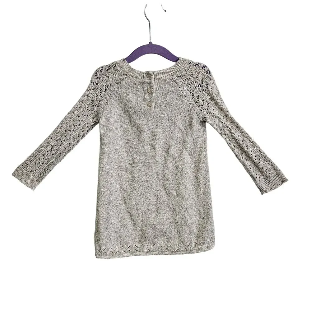 Oshkosh B'Gosh Cream Knit Sweater 4T